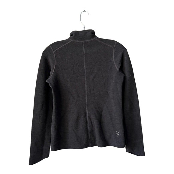 Ibex Women’s Merino Wool Blend Full Zip Jacket Sweatshirt Gray Size XS Outdoor - Picture 2 of 10